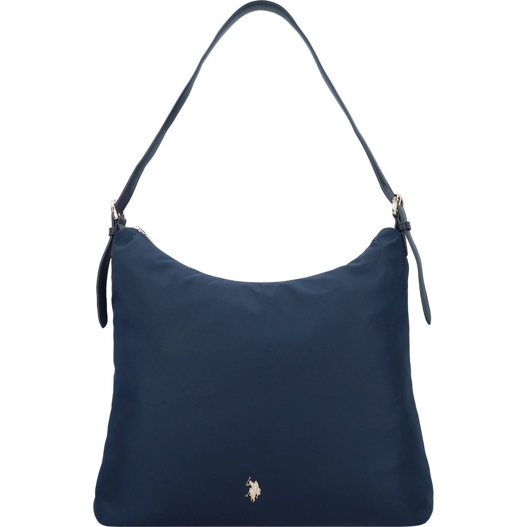 U.S. Polo, Handtasche, Houston Schultertasche 35 cm, Blau