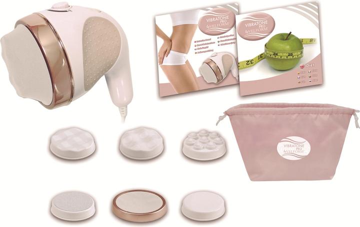 Produktbild Velform Massagegerät «Vibratone Pro», mit 6 Aufsätzen und V-Luxe-Technologie