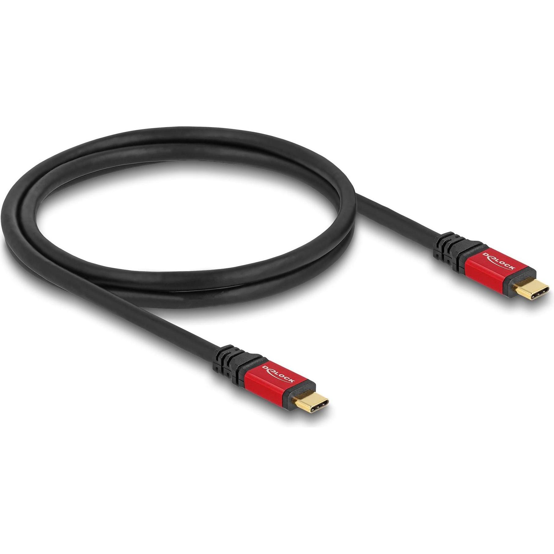 Thumbnail - Delock USB 2.0 Kabel USB Type-C Stecker zu Stecker PD 3.1 24 (1 m, USB 2.0), USB Kabel