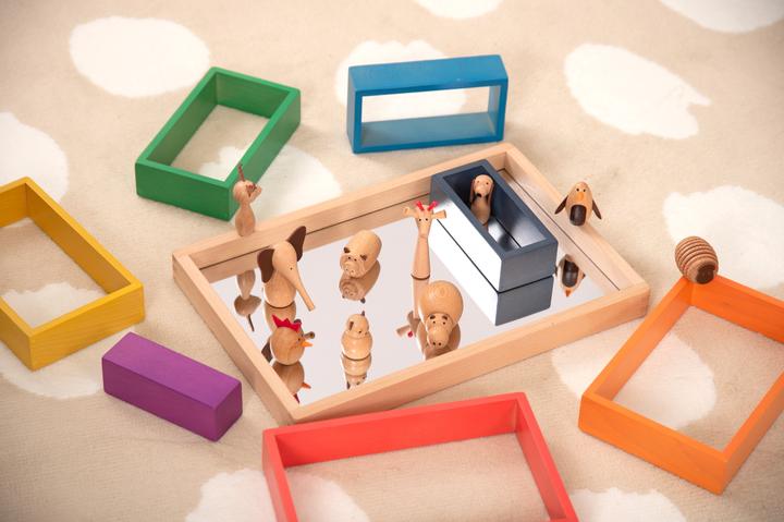 Image du produit TickiT Ensemble de 10 amis animaux en bois
