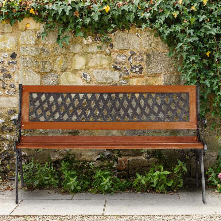 Actual product image Relaxdays Garden bench, 2 Seater