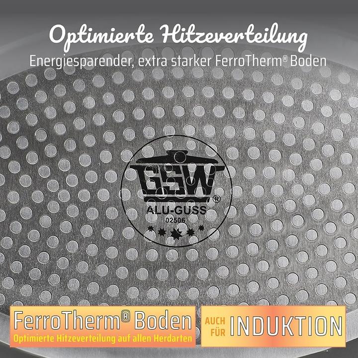 Actual product image GSW Gourmet Ceramica (Casserole + Stewpot, Aluminium)