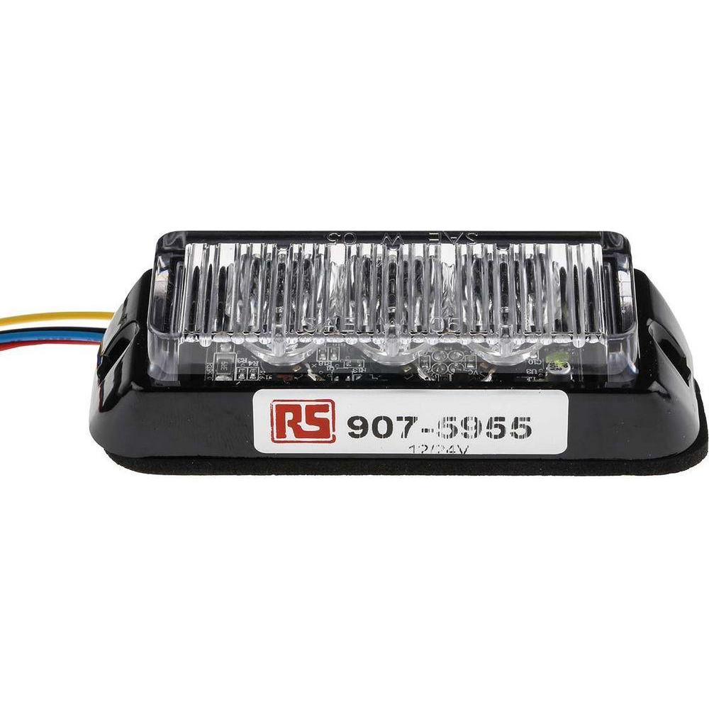 Rs Pro, Personenschutz, LED Beacon, Amber, Dual Voltage, 12/24DV