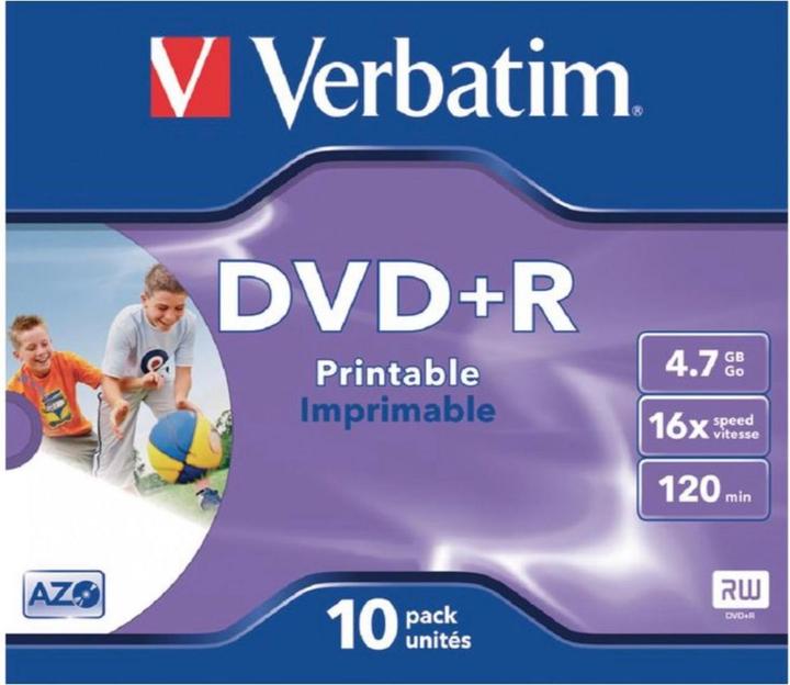 Produktbild Verbatim Dvd+R (10x)