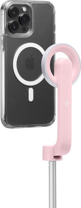 Actual product image Spigen Selfiestick S570W MagSafe Tripod Bluetooth misty rose AMP06403