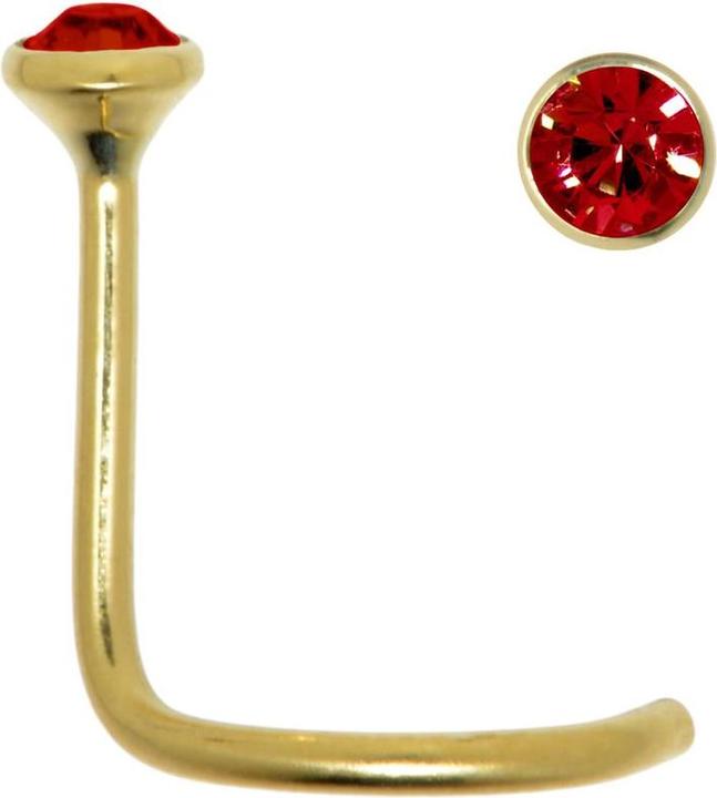 Image du produit Bijouteria Piercing nez (Or, Cristallin)