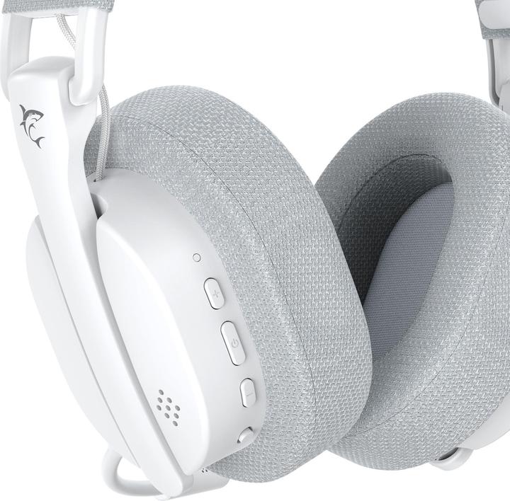 Actual product image White Shark WGH-2444 Firecrest White (No noise cancellation, 15 h, Wireless, Cable)