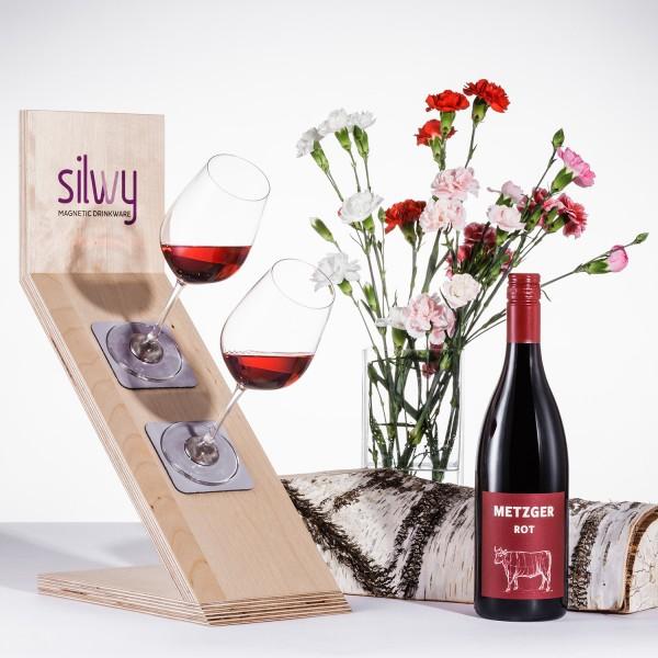 Actual product image Silwy Outdoor wine glass crystal glasses set of 2 (25 cl, 2 Glasses, Wine glasses set)