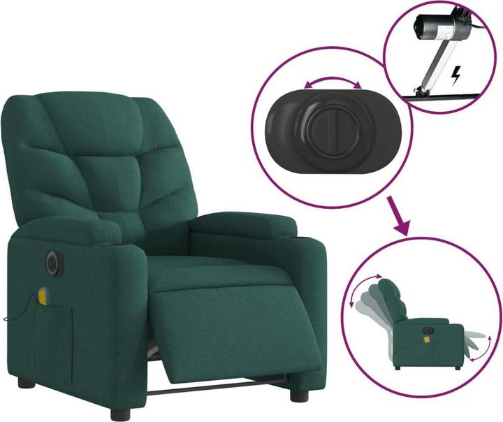 Produktbild vidaXL elektrischer Massagesessel