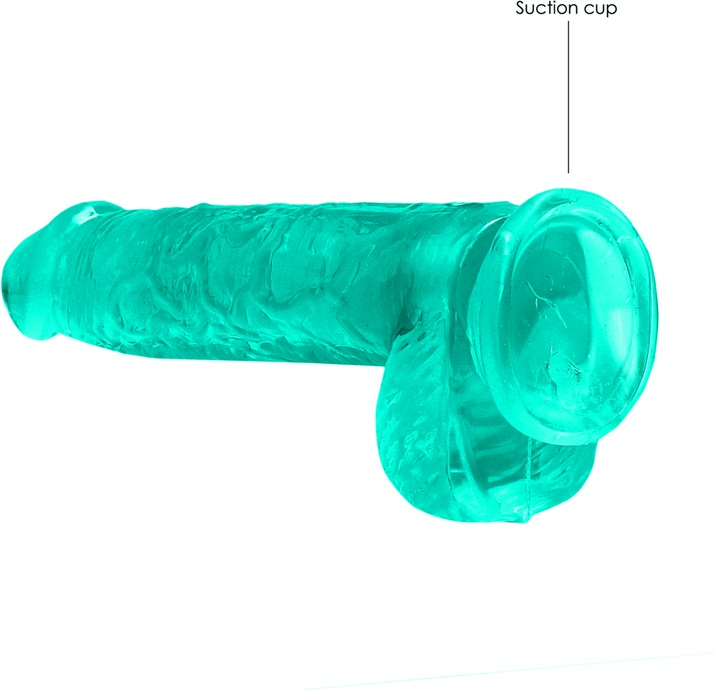 Actual product image RealRock 6" / 15 cm Realistic Dildo with Balls