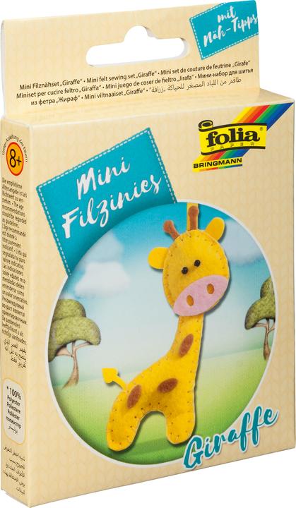Magni Mini Felt Sewing Set Giraffe 13-piece