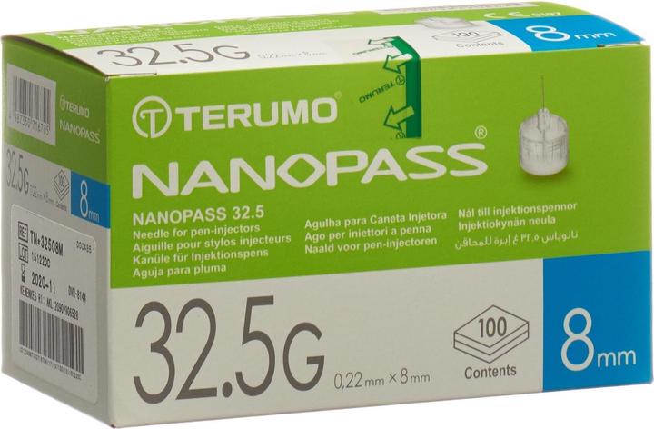 Terumo Pen Nadel NANOPASS 32.5G 0.22x8mm (100 Stk)