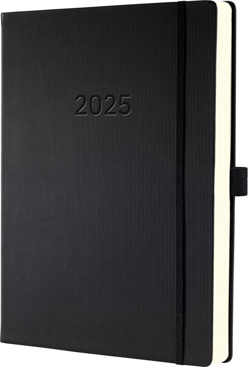 Image du produit Sigel Agenda professionnel Conceptum 2025 (DE/EN/FR/NL), vertical black (A4+, Allemand)