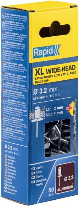 Produktbild Rapid XL Blindniete Ø 3,2 x 8 mm