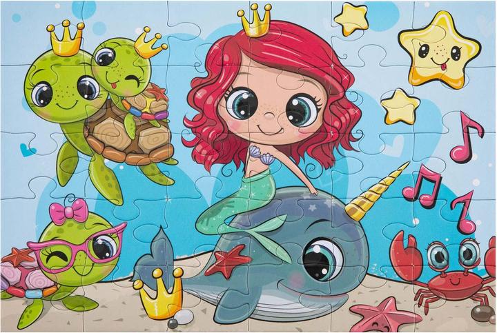 Grafix Mermaid jigsaw puzzle, 30 pieces. (30 pieces)
