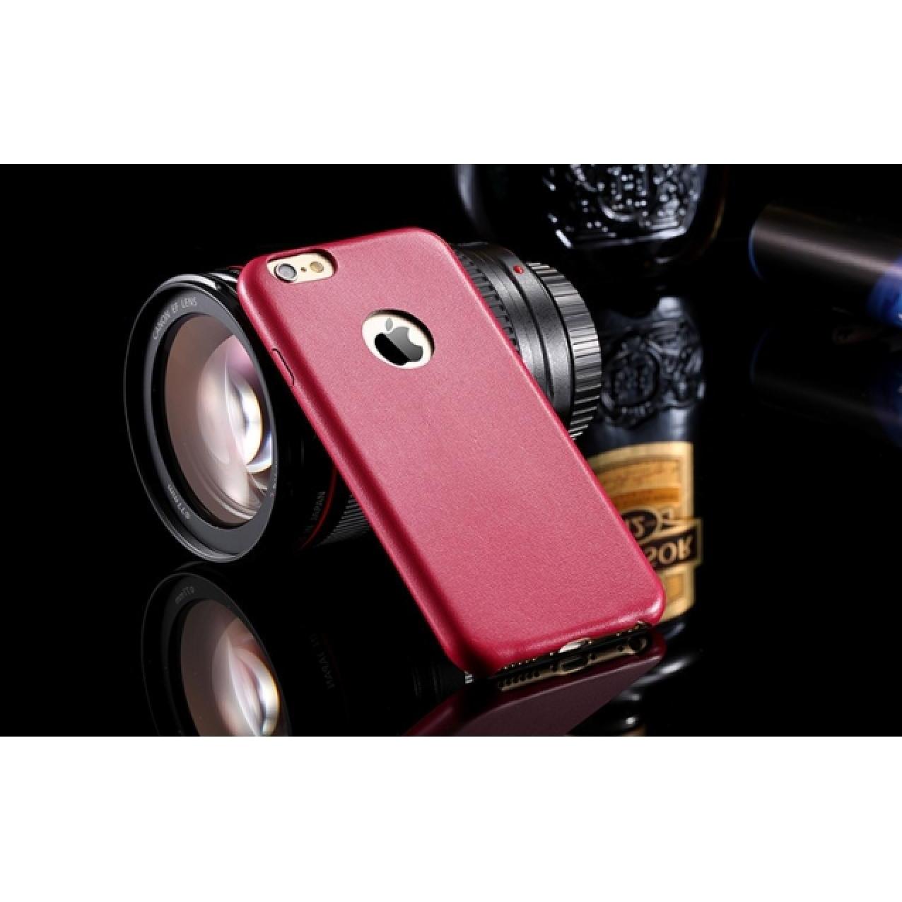 Thumbnail - G-Case Ultrathin dünne Leder Hülle für iPhone 6S Plus (Apple iPhone 6), Smartphone Hülle, Rot