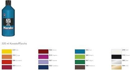 Actual product image Marabu Acrylic light green (500 ml)