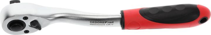 Actual product image Gedore Red red R60050009 2C reversible ratchet 1/2 cranked 255 mm Reverse angle 10°. (1/2")