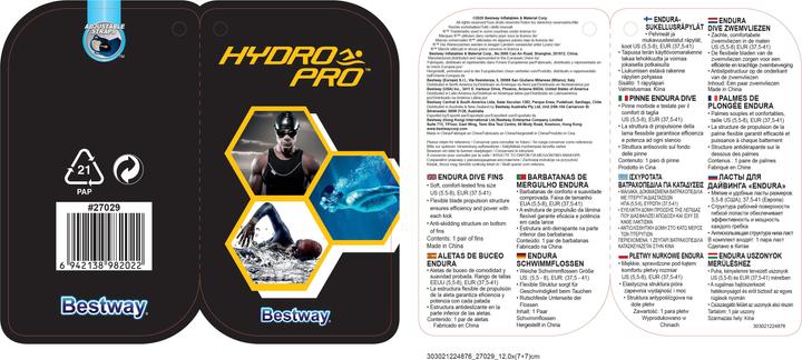 Produktbild Bestway 27029 Taucherflosse Gemischte Farben 37,5-41 5,5-8