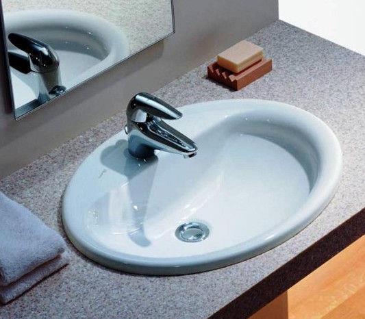 Image du produit Laufen Vasque à encastrer PRO B 560x440mm avec trop-plein et trou de robinetterie blanc (440 mm, 560 mm)