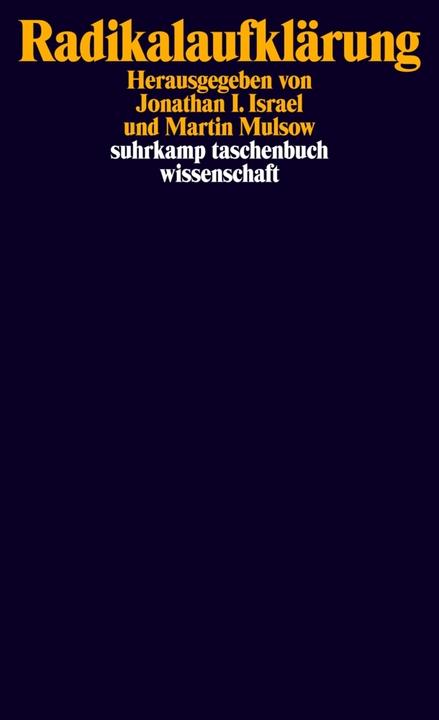 Produktbild Radikalaufklärung (Deutsch, Jonathan I. Israel, Martin Mulsow, 2013)