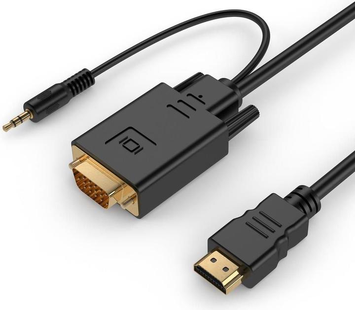 Actual product image Gembird A-HDMI-VGA-03-10 Video cable adapter HDMI + (3 m)