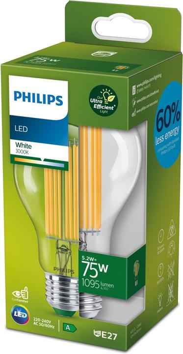 Immagine prodotto Philips Led Cla (E27, 5.20 W, 1095 lm, 1 x, A)