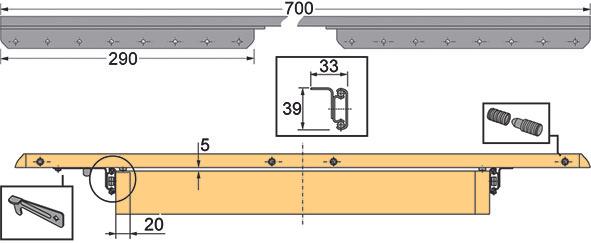 Actual product image Werkstarck Table pullouts (1 pcs.)