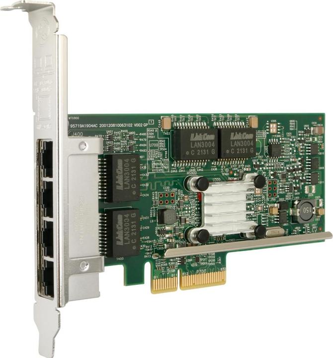 Actual product image Broadcom BCM5719-4P - 4 x 1GbE PCIe NIC (RJ45)