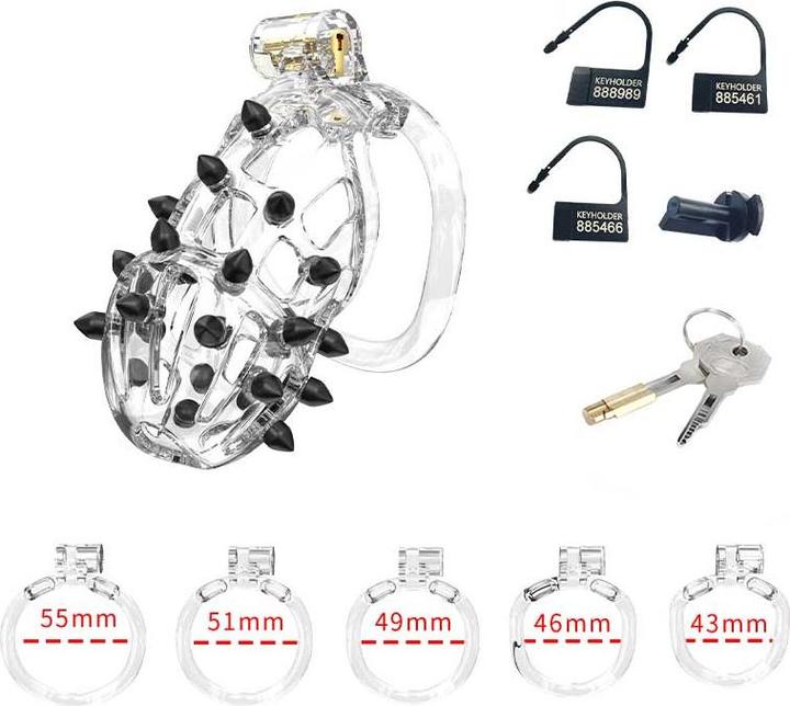 Actual product image Rimba P-Cage Peniskäfig Transparent (M)