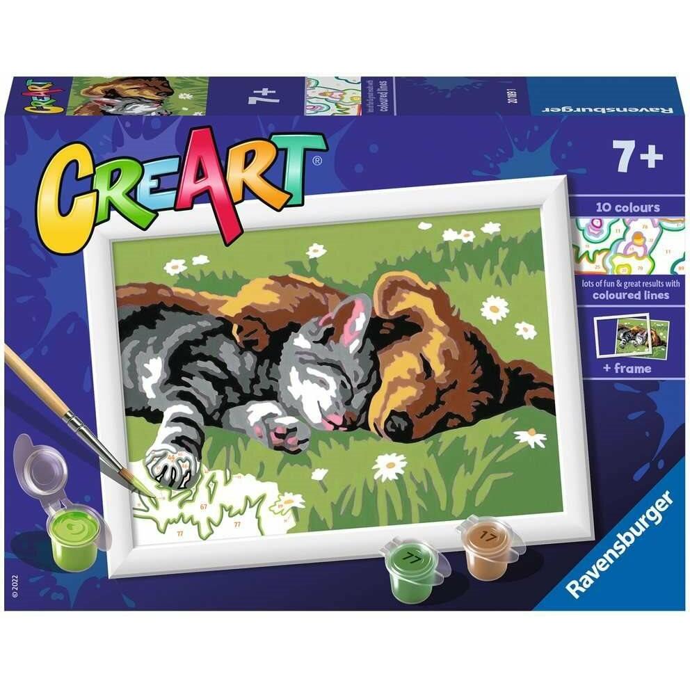 Ravensburger CreArt - Sleeping Cats and Dogs