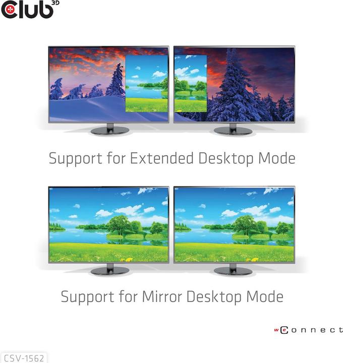 Actual product image Club 3D CSV-1562 (USB-C)