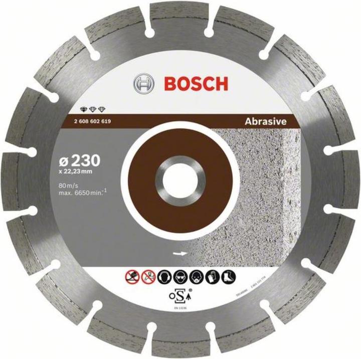 Produktbild Bosch Professional Zubehör Diamanttrennscheibe Standard for Abrasive, 125 x 22,23 x 6 x 7 mm