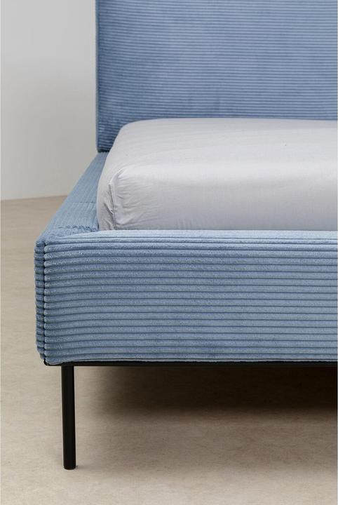Image du produit Kare Design Bett East Side Cord Blau 160x200cm (160 x 200 cm)