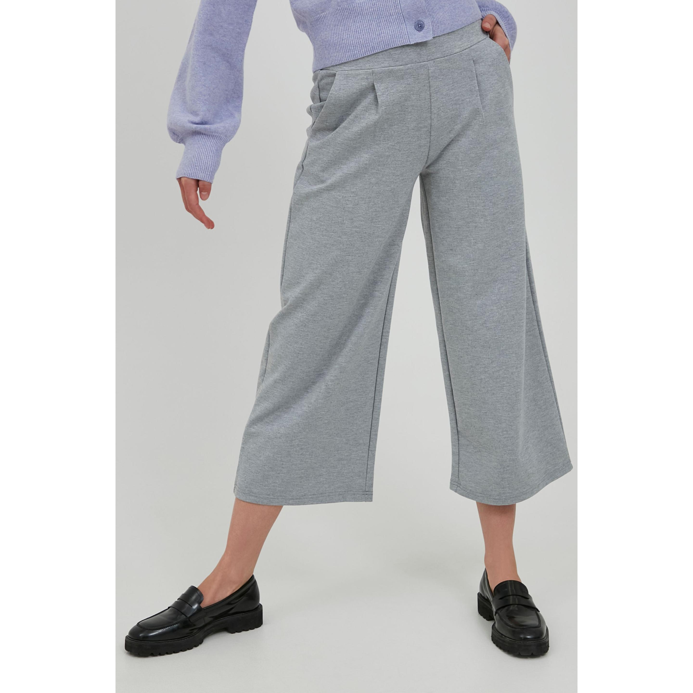 Thumbnail - Ichi, Damen, Hosen, IHKATE SUS WIDE PA 20116301, Grau, (XL)
