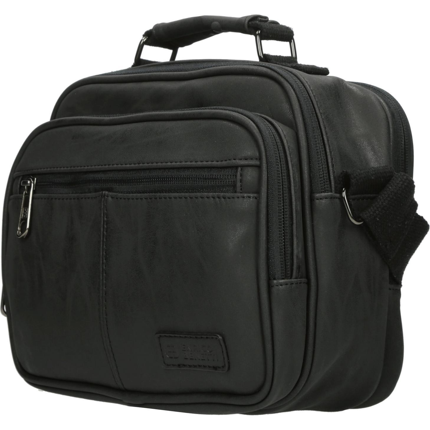 HTI-Living, Handtasche, Fliegertasche PU Reportertasche, Schwarz
