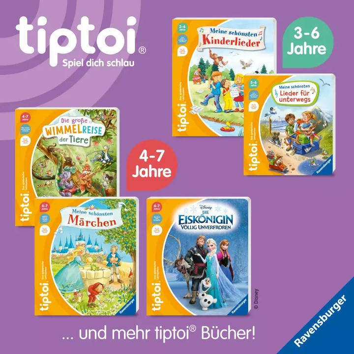 Produktbild Ravensburger tiptoi Meine schönsten Lieder für unterwegs (Deutsch, Cee Neudert, Patrick Fix, 2022)