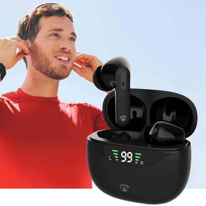 Produktbild Nedis Vollständig drahtlose Kopfhörer - ANC (Active noice Cancelling) - Bluetooth - max. Batteriespi (ANC, 30 h, Kabellos)