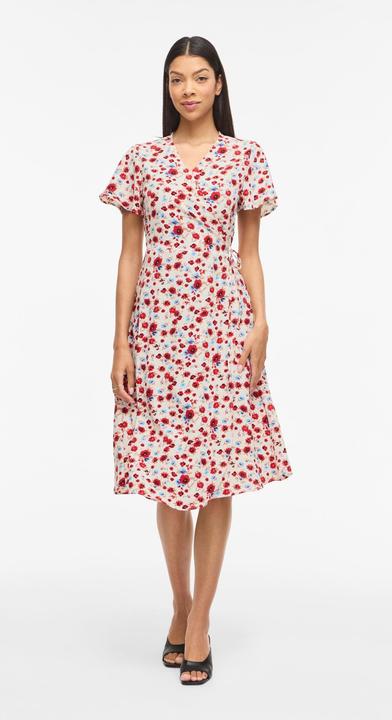 Produktbild Vila VILOVIE Kurzärmeliges Kleid mit V-Ausschnitt (42)