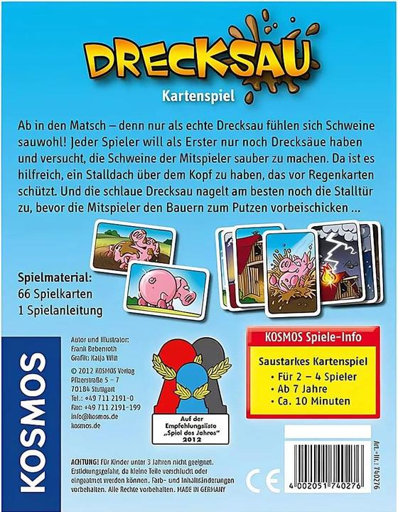 Produktbild Kosmos Drecksau (Deutsch, 2 - 4 Spieler)