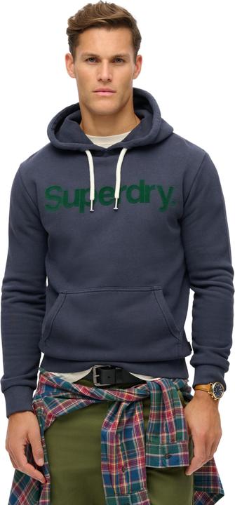 Actual product image Superdry hooded weathirt uperdry claic core logo (S)