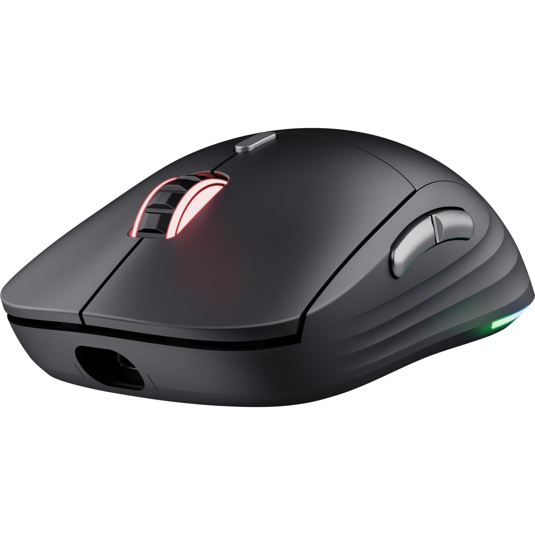 Thumbnail - Trust GXT926 REDEX II (Kabellos), Maus, Schwarz