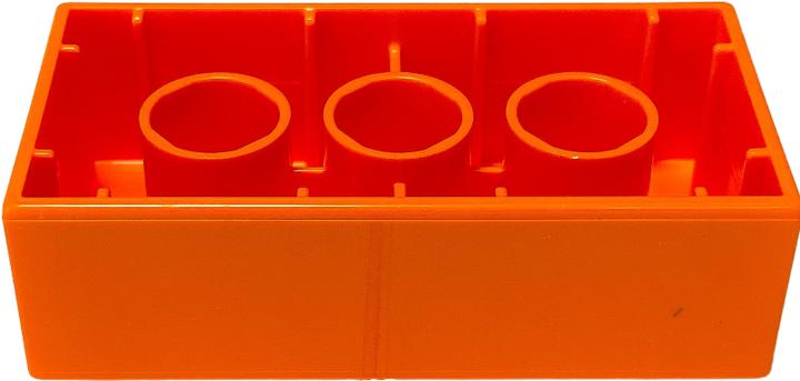 Actual product image LEGO Duplo 2x4 bricks orange - 50 pieces - basic building blocks 3011 NEW (3011)