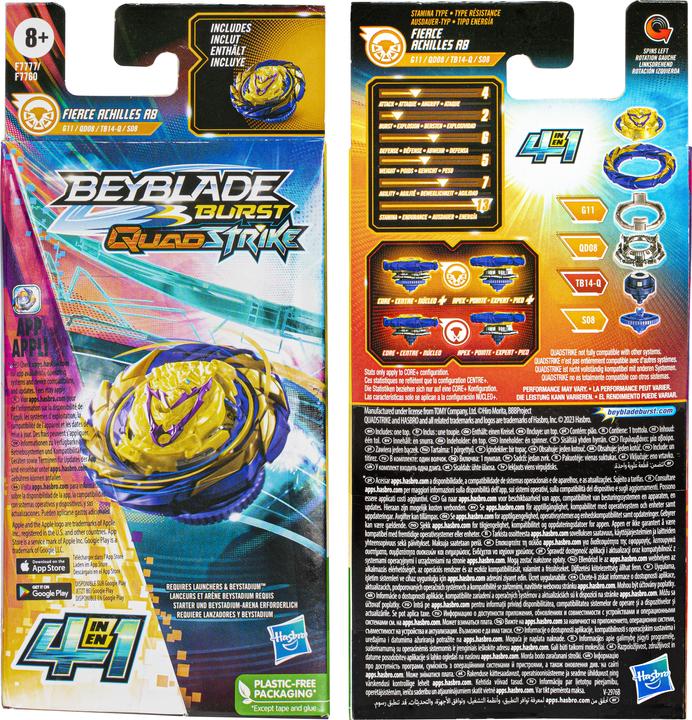 Productafbeelding Hasbro Beyblade QS Single Pack ass. (Duits, Frans, Italiaans, Engels)