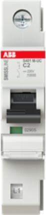 Produktbild ABB S401M-UCC2 S401M-UCC2 C,2A,125V DC,1polig,Icu=50kA