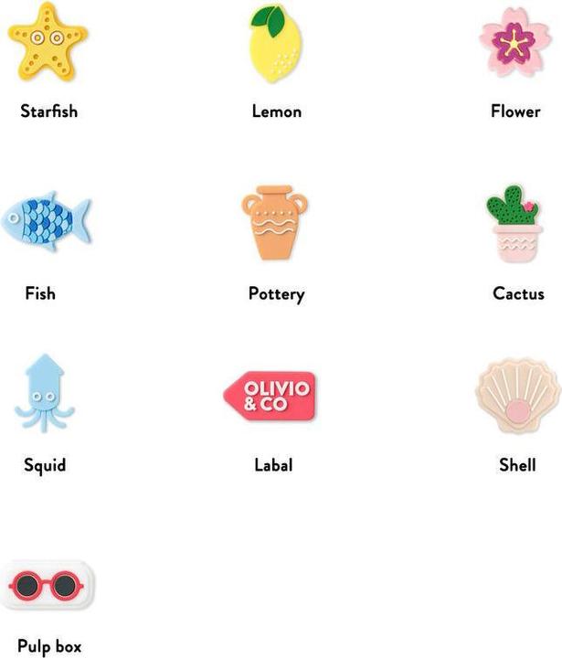 Immagine prodotto Olivo & Co Sonnenbrille Kette aus Silikon-blau