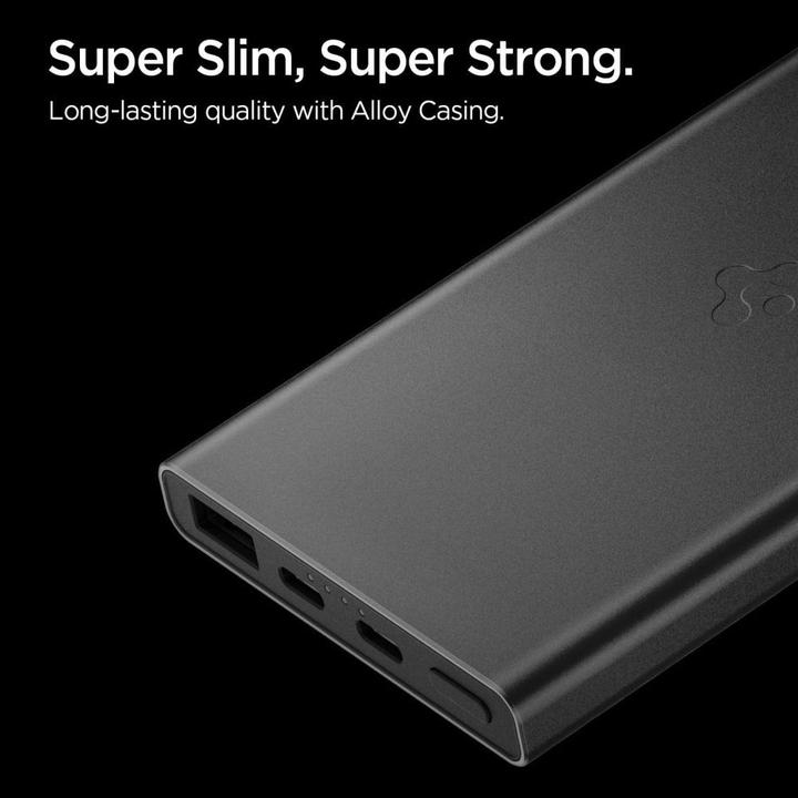Actual product image Spigen Powerbank Essential EA2210 10000mAh 22.5W black (10000 mAh, 22.50 W)