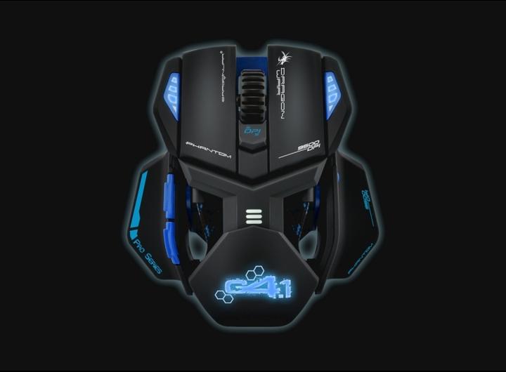 Actual product image Dragon War Phantom G4.1 Laser Gaming Mouse (Cable)