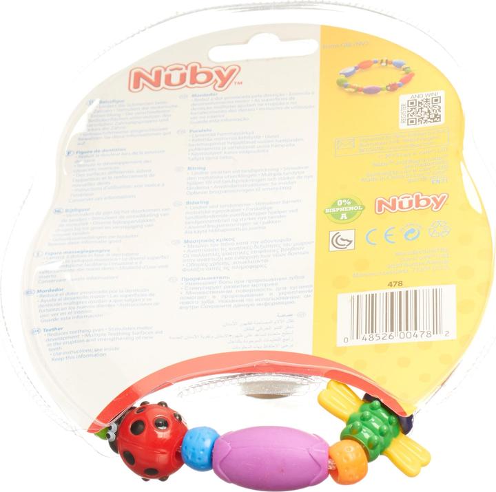 Actual product image Nuby Bite and grip chain