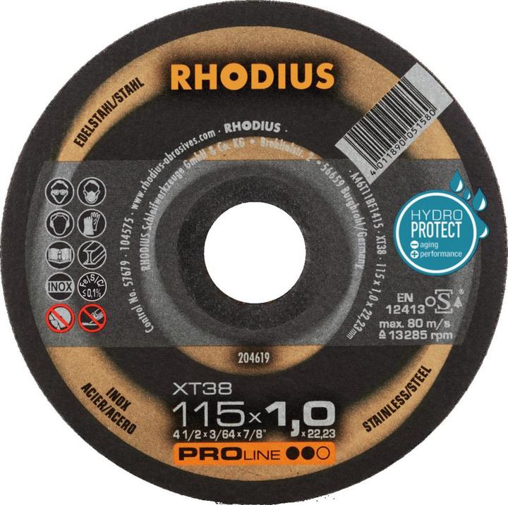 Immagine prodotto Rhodius Disco da taglio extra sottile XT38 X-LOCK